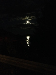Harvest Moon over the Penobscot Bay